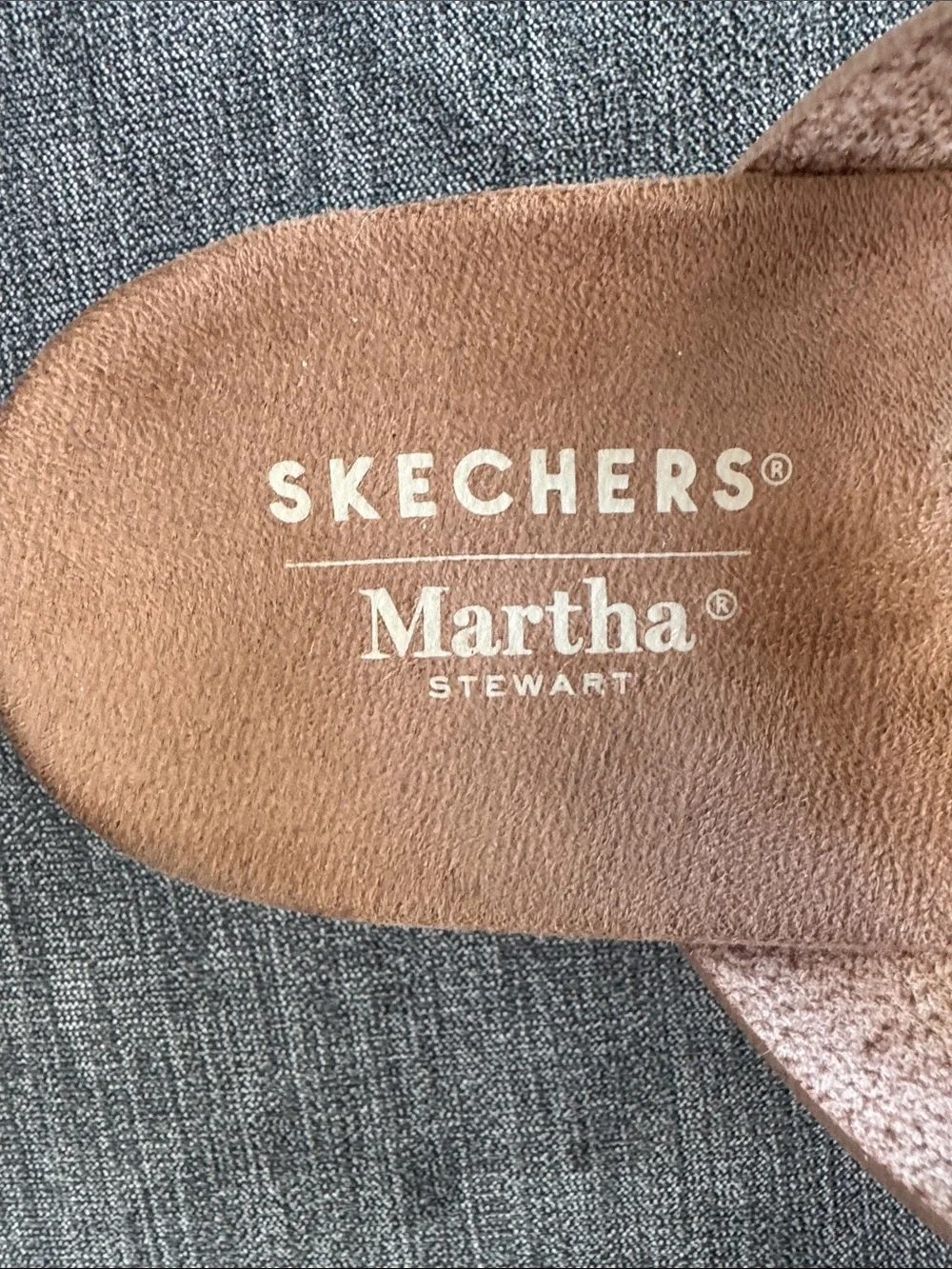 Skechers Martha Stewart Women's Rose Gold Breezie Slide Sandals 9M